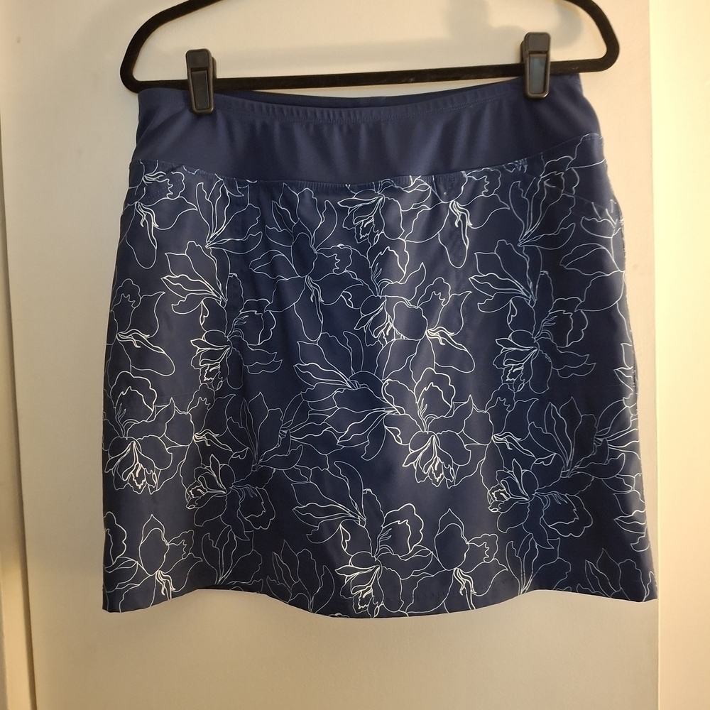 Cypress Club Women's Navy Floral Women's Skort